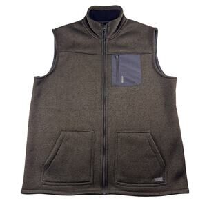 Cabela’s Ascend Vest Men’s Outdoor Hiking‎ Climbing Full Zipper Brown sz Large